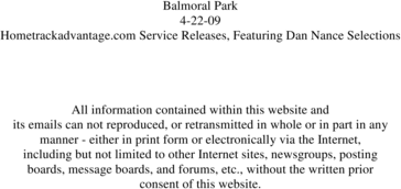 Product picture Hometrackadvantage.com Service Releases Balmoral 4-22-09
