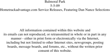 Product picture Hometrackadvantage.com Service Releases Balmoral 5-5-09
