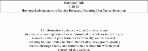 Product picture Hometrackadvantage.com Service Releases Balmoral 6-20-09