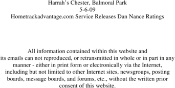 Product picture Hometrackadvantage.com Service Releases Chester Bal 5-6-09