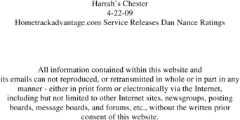 Product picture Hometrackadvantage.com Service Releases Chester 4-22-09