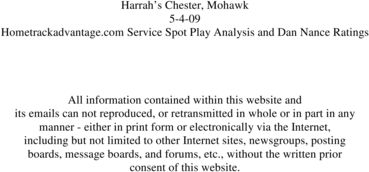Product picture Hometrackadvantage Service Releases Chester Mohawk 5-4-09